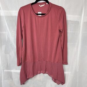 NWT Soft Surroundings Pemberlee knit tunic top sz PL boho autumn modest layer